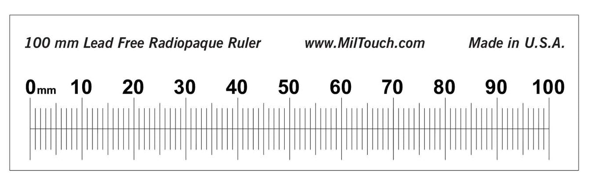 100 mm Radiopaque Ruler